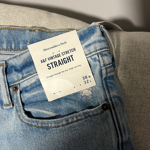 Men’s Abercrombie Vintage Stretch Straight Jeans - NWT - Picture 3 of 9